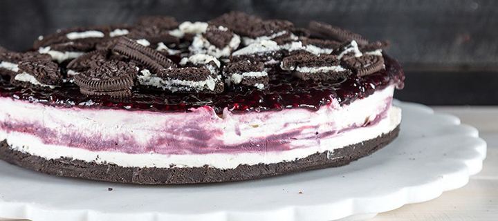 Cheesecake με μπισκότα oreo