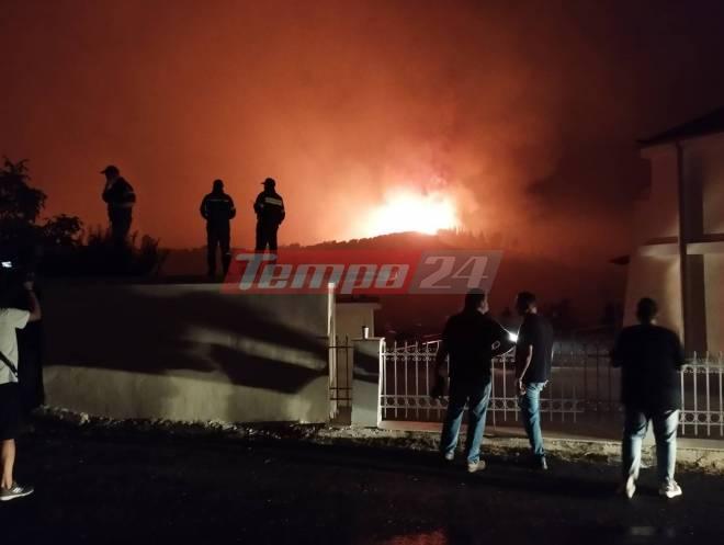Φωτιά στα Κρέστενα Ηλείας: Νύχτα κόλαση και μάχη με το πύρινο μέτωπο – ΒΙΝΤΕΟ - ΦΩΤΟ