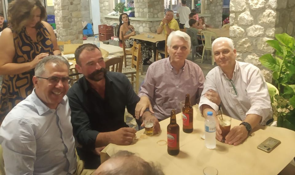 Στιγμές χαλάρωσης για τον Φωκίωνα Ζαΐμη