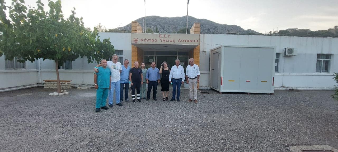 Στο Κέντρο Υγείας Αστακού ο Γιάννης Καρβέλης