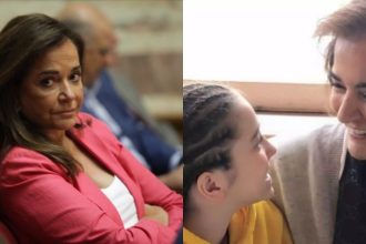 H Ντόρα Μπακογιάννη φωτογραφίζεται με την εγγονή της για τη γιορτή τους!