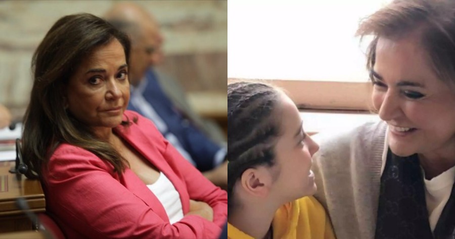 H Ντόρα Μπακογιάννη φωτογραφίζεται με την εγγονή της για τη γιορτή τους!