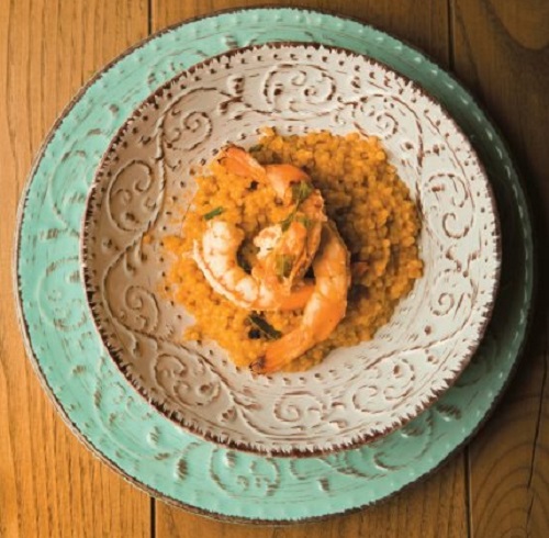 Κουσκουσάκι με γαρίδες