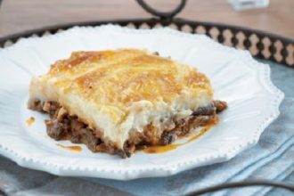 Νηστίσιμος μουσακάς με μανιτάρια