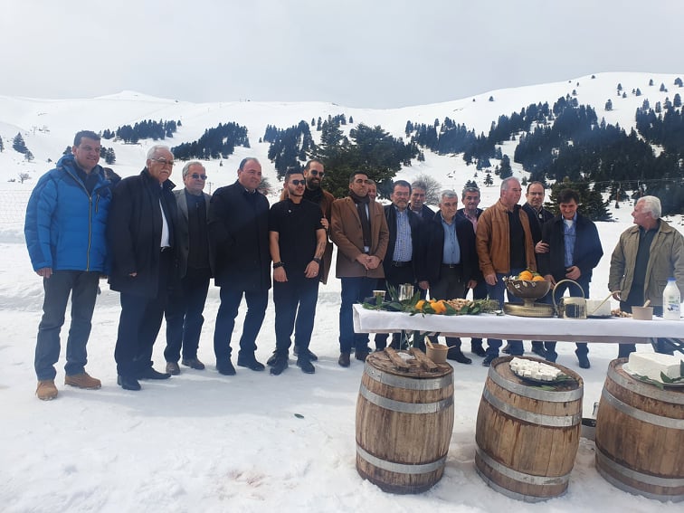 Ο Κ. Μάρκου στην εκδήλωση του Αγροτικού Γαλακτοκομικού Συνεταιρισμού Καλαβρύτων