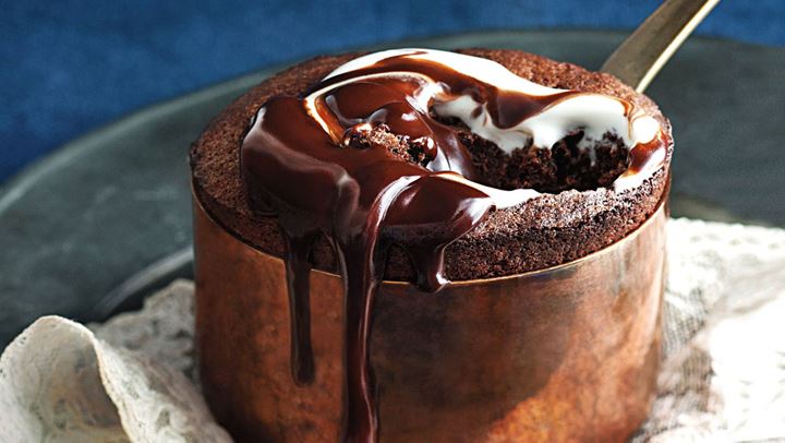 Λαχταριστό σουφλέ σοκολάτας χωρίς αλεύρι