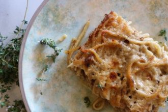 Πώς θα φτιάξεις σουφλέ με λιγκουίνι και αρνί