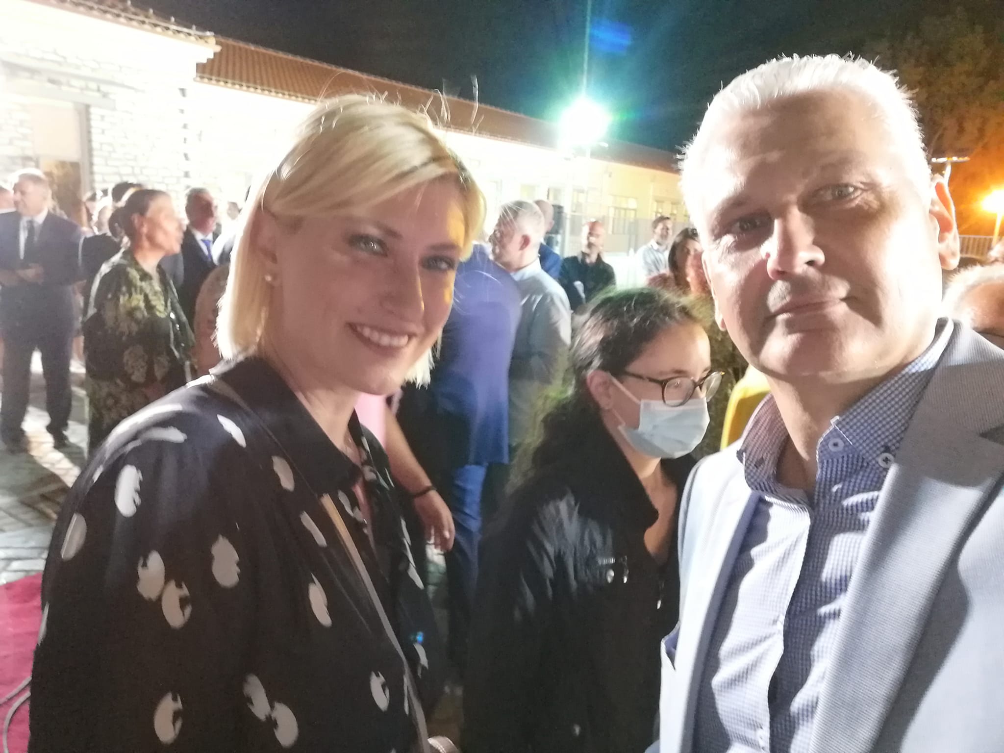 Ο Φωκίων Ζαΐμης με την Σία Κοσιώνη