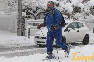 Ο σκιέρ της ...Αττικής!