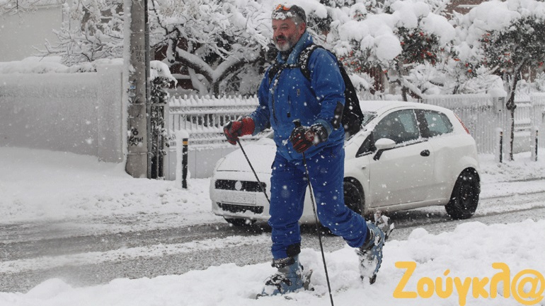 Ο σκιέρ της ...Αττικής!