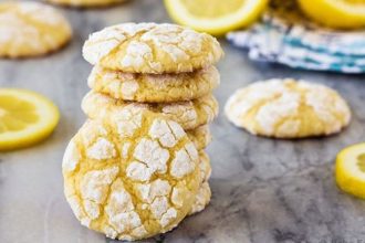 Λαχταριστά soft cookies με λεμόνι