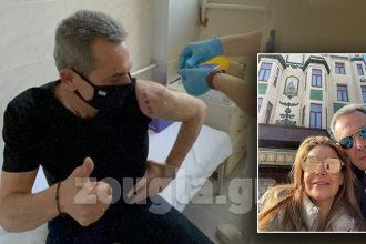 Ο Πάνος Καμμένος με τη σύζυγό του εμβολιάστηκαν στο Βελιγράδι με το Sputnik-V