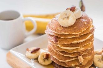 Σπιτικά pancakes μπανάνας