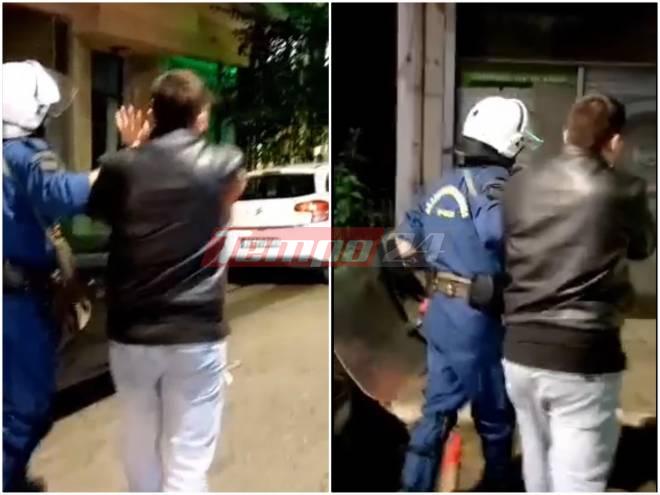 Πάτρα - Πολυτεχνείο: "Είμαι φοιτητής, αφήστε με" - Η στιγμή της προσαγωγής νεαρού για τα επεισόδια στην πορεία (ΒΙΝΤΕΟ)