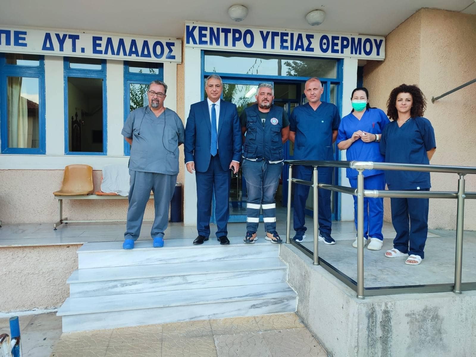 Το "ευχαριστώ" του Δημάρχου Θέρμου στον Διοικητή της 6ης ΥΠΕ