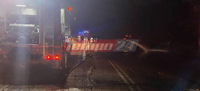 Πάτρα: Ξανά στην κυκλοφορία η Πατρών - Πύργου - "Θερμή" νύχτα με τα μπλόκα των Ρομά