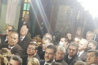 O Σπύρος Σκιαδαρέσης στις εκδηλώσεις μνήμης για τα 79 χρόνια από το Καλαβρυτινό Ολοκαύτωμα