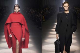 Οι κάπες και οι έντονοι ώμοι έκλεψαν την παράσταση στο show του Givenchy