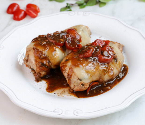 Λαχταριστό κοτόπουλο caprese