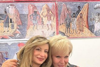 Η Βίβιαν Σαμούρη με την Σεμίνα Διγενή