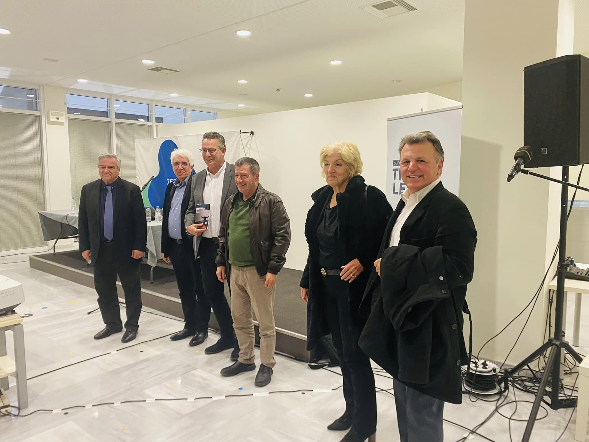 Σία Αναγνωστοπούλου: Στην παρουσίαση του βιβλίου του Νίκου Παρασκευόπουλου