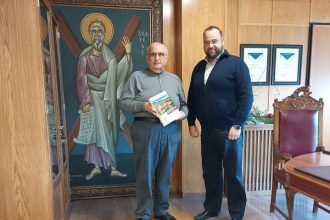 Συνάντηση Αϊβαλή με τον Πρύτανη του Πανεπιστημίου Πατρών Χρήστο Μπούρα