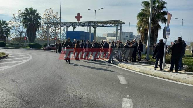 Κινητοποίηση για τη ΜΕΘ στο νοσοκομείο Αγρινίου (ΦΩΤΟ)