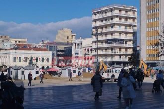 Πάτρα: "Ξεστολίστηκε" η πλατεία Γεωργίου - ΦΩΤΟ