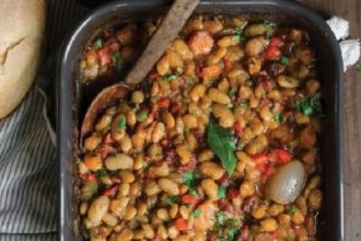 Φασουλονταβάς με φασόλια Πρεσπών