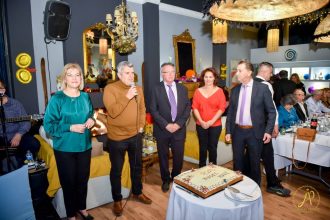 Στην πίτα της Πολυτεκνικής Οργάνωσης ο Γιώργος Κυριακόπουλος