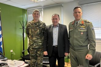 Ο νέος Διοικητής του ΚΕΤΧ στον Αντιπεριφερειάρχη Ανδρέα Φίλια