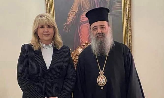 Με τον Μητροπολίτη Πατρών συναντήθηκε η Άννα Μαστοράκου