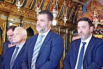 Στην εορτή της Παναγίας Τρυπητής στο Αίγιο ο Σπύρος Σκιαδαρέσης