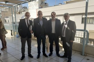 Ο Μαρίνος Σκανδάμης σε εκδήλωση του νομικού κόσμου