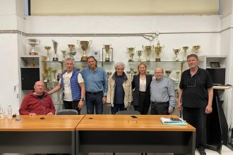 Η Ευσταθία Γιαννιά στο γήπεδο του Απόλλωνα