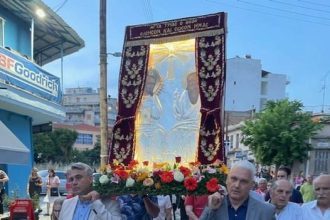 Φωκίων Ζαΐμης: Μετείχε στην Λιτανεία μεταφέροντας την Εικόνα