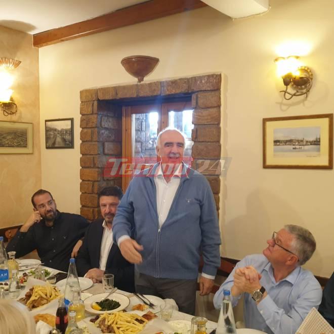 Πάτρα: Χαρδαλιάς και Μεϊμαράκης με τα παλαιά στελέχη της ΝΔ σε γνωστό εστιατόριο - ΦΩΤΟ