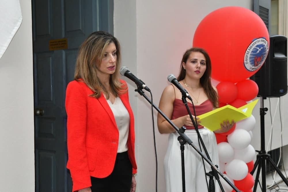 Η Βίβιαν Σαμούρη για την ημέρα αιμοδότη