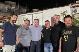 Ο υποψήφιος Δήμαρχος Πατρέων Κώστας Σβόλης στην Περιβόλα (ΦΩΤΟ)