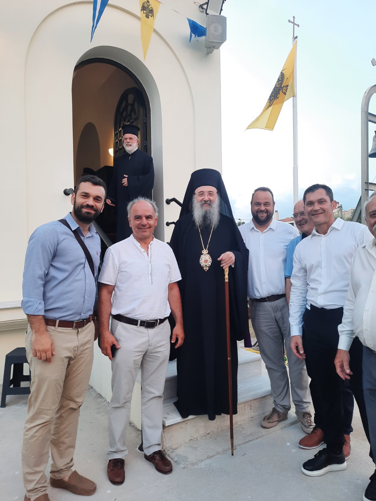 Στα θυρανοίξια ναού ο Βασίλης Αϊβαλής