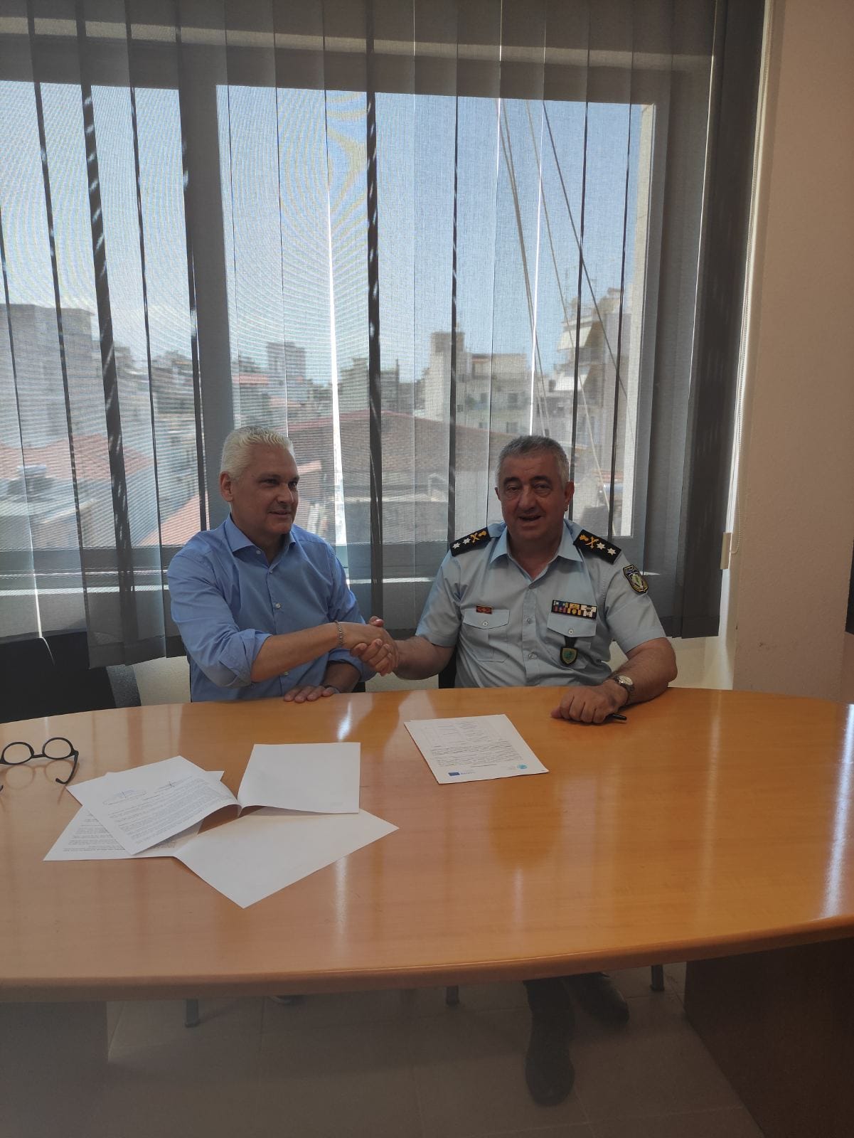 Ο Φωκίων Ζαΐμης παρέδωσε στην ΕΛΑΣ drones