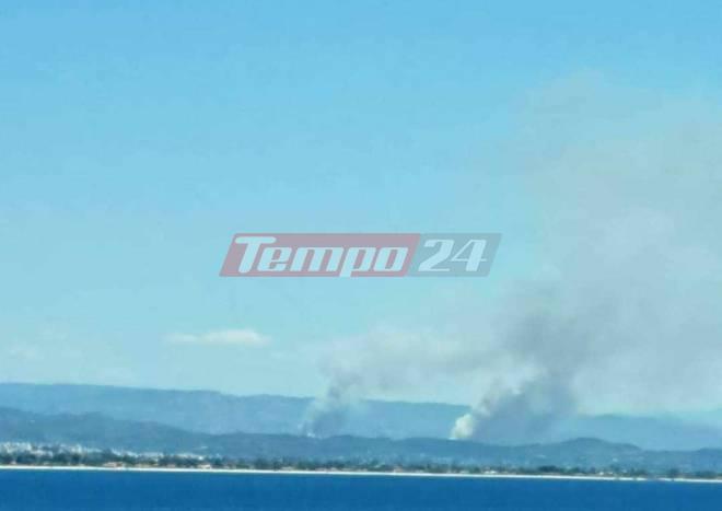 Ηλεία: Δύο πυρκαγιές σε Παλαιοβαρβάσαινα και Καρούτες (ΦΩΤΟ)