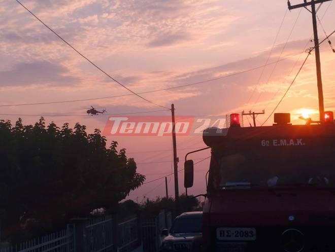 Πάτρα-Φωτιά: "Μάχη" από επίγειες και εναέριες πυροσβεστικές δυνάμεις στο Βελβίτσι (ΦΩΤΟ & ΒΙΝΤΕΟ) ΝΕΟΤΕΡΑ