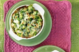 Γκρατέν με μπρόκολο και τυριά