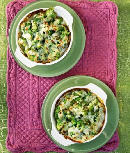 Γκρατέν με μπρόκολο και τυριά