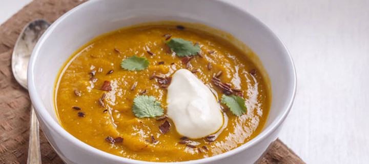 Φακές σούπα με καρότα