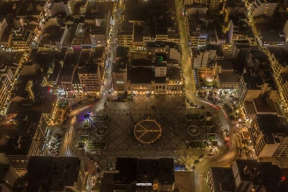 Πάτρα: Σχημάτισαν με ρεσώ το σήμα της ειρήνης