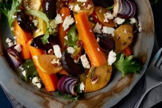 Ψητά λαχανικά με φέτα