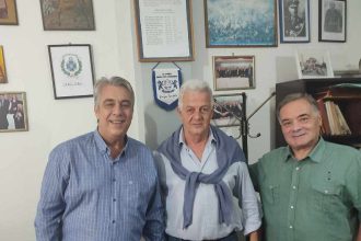 Ο Δημήτρης Μπαρμπούνης στους συνδέσμους αποστράτων Αστυνομίας-Πυροσβεστικής