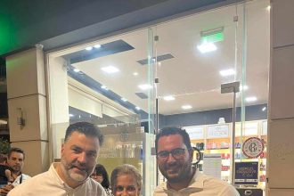 Κατερίνα Σολωμού: Με τον γραμματέα στα εγκαίνια του κέντρου του Σπ. Σκιαδαρέση